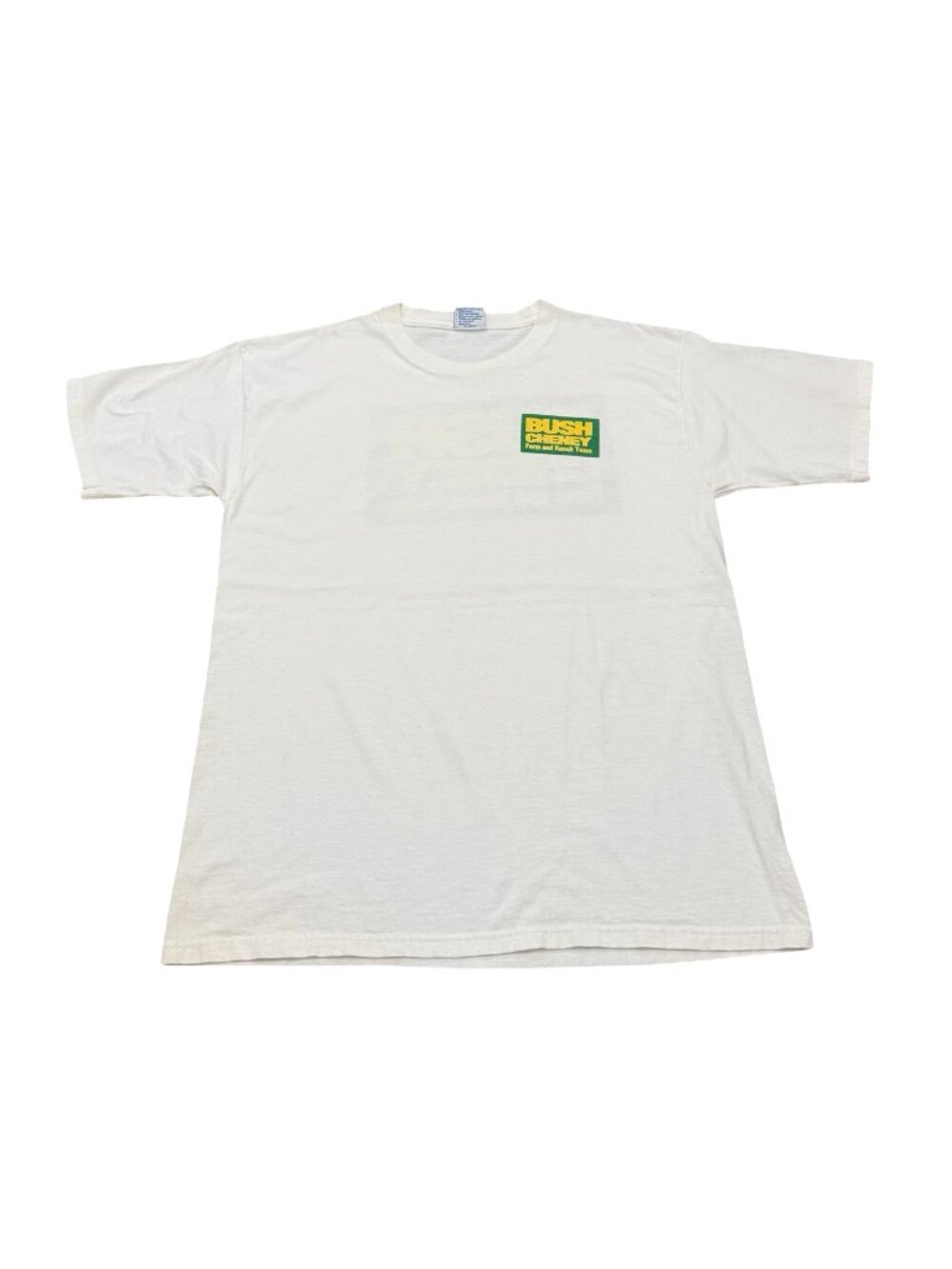 Vintage 1990s Bush Cheney Farm & Ranch Team All Sport Political T Shirt USA